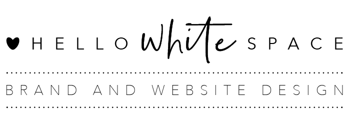 Hello White Space | brand and website design